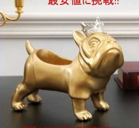 楽天市場】【特典付き】 グレース・フレンチブル 置物 オブジェ 王冠