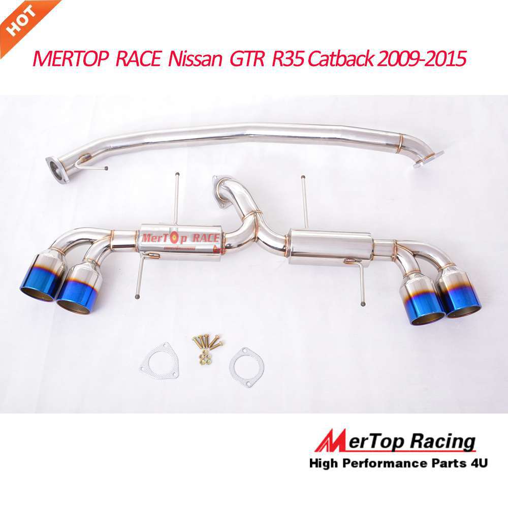 日産　GT-R R35 2009-2015　キャタバック　ステンレスマフラー