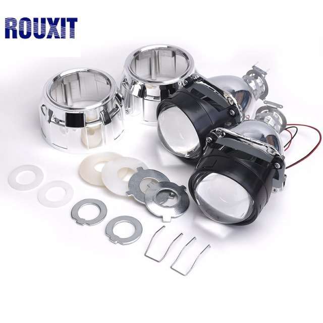 プロジェクターヘッドライト ユニット2.5インチ NEW 車 ヘッドライト Nhk 2.5インチ ヘラ5 バイ キセノン hid