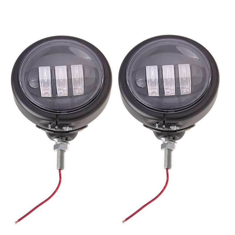 LED フォグランプ 補助灯 4.5インチ ハウジング セット ツーリング ハーレー flh ストリートグライド トライク ロードキング ツーリング