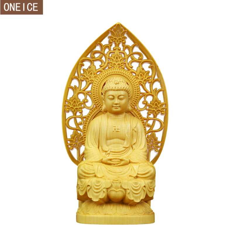 楽天市場】仏像【稀少 両面彫り・縁起仏像：釈迦如来 水柘植】七福神