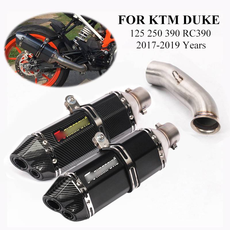 KTM デューク 125 250 で 390 RC390 2017 2018 2019 オートバイの排気システムマフラーヒント¨