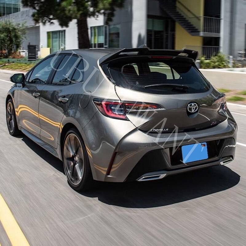 塗装偏向器スポイラーテールリア羽プライマー色リアスポイラートヨタカローラハッチバックのためのスポイラー 2019