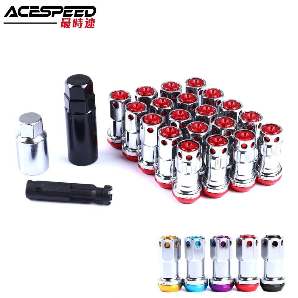 レーシングコンポジット M12X1.5 M12X1.25 鋼 ロック 防止 盗難ホイール カスタム 高品質 LUG NUTS ホンダ