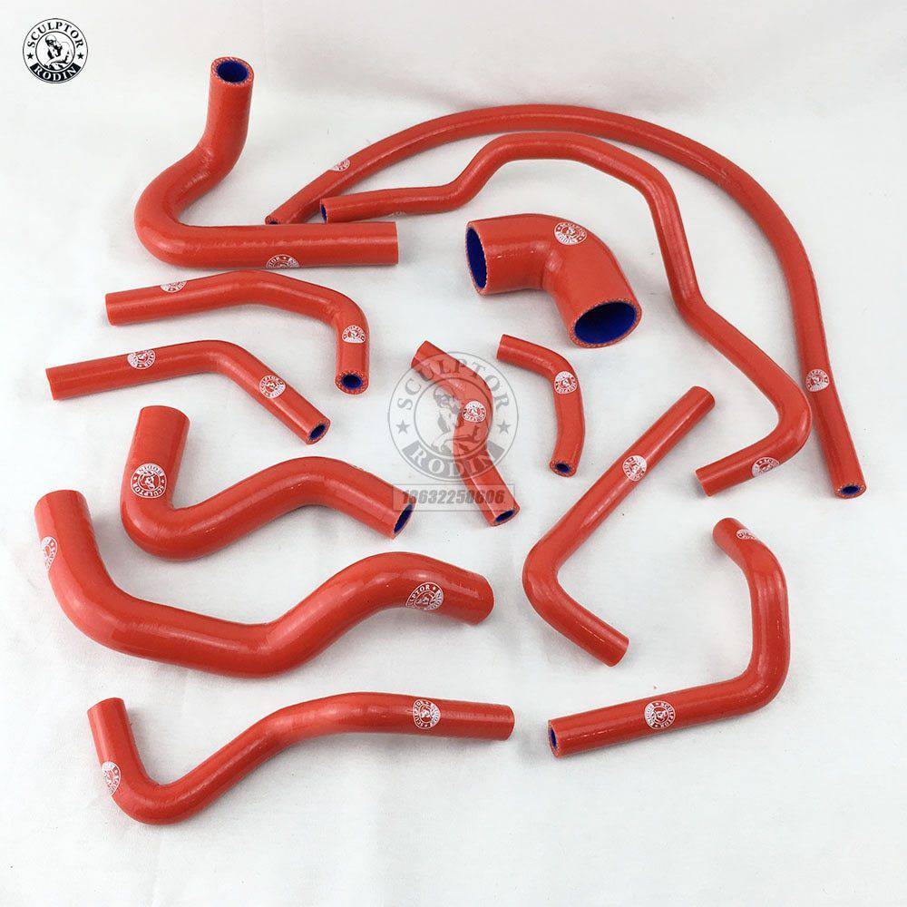 マツダ用MX5 MK1 1.6 1989-1998(13 個) 赤/青/黒 シリコーン ラジエーター ホースキット 高品質 おすすめ