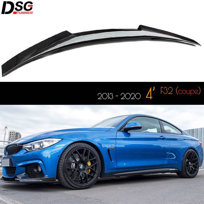 BMW 4 シリーズ 2013 - 2020 2 ドアクーペ (F32) カーボンファイバー リアトランクスポイラー (適合しません M4 クーペ)｜四つ葉ショップ