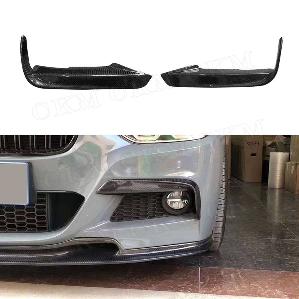 BMW 3シリーズF30 Mスポーツ320I 328I 335I 2012-2018 カーボン フロントバンパー トリム 外装 カスタム
