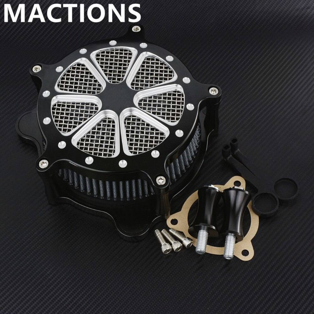 オートバイ CNC エアクリーナー カスタム 高品質 人気 インテークフィルターグレー ROADKING ツーリング FLHTC FLHT 2008-2016 アルミ