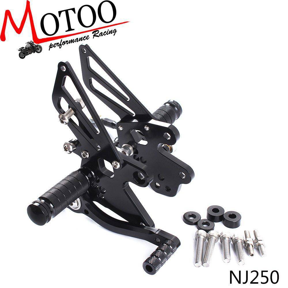 アルミ 調整可能 フットレスト フットレストブレーキ パーツ リアセット KAWASAKI NINJA250 忍者 250 2008-2012 カスタム｜四つ葉ショップ