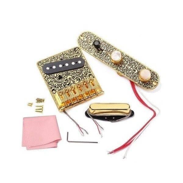 5-674 ギター ベース用パーツ アクセサリー コントロールプレート テレキャスター カスタム ブリッジゴールドプレート telecaster 7,105円