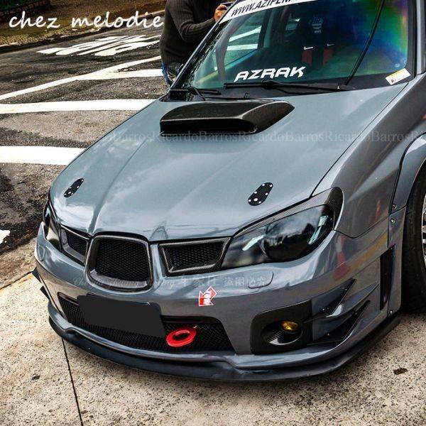 M01605 アイライン ライトカバー カーボン スバル インプレッサ GDF WRX STI 9 2006 2007