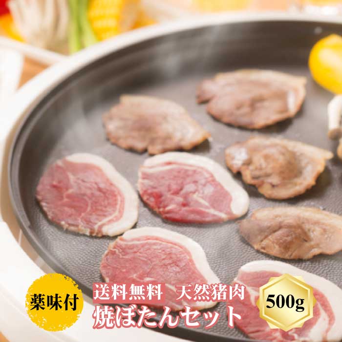 【冷凍発送無料】丹波篠山おおみや 焼ぼたんセット 500g 3人前 天然猪肉 天然ジビエ 焼肉セット グルメ 丹波篠山 郷土料理 イノシシ 牡丹 ヘルシー 天然 じびえ ギフト ダイエット 兵庫 贈り物 プレゼント 猪肉 焼肉 BBQ 送料無料