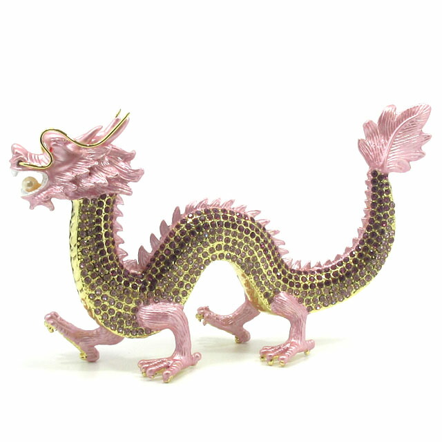 楽天市場】龍の置物 風水 ピンク龍 かわいい 置物 大サイズ 最大