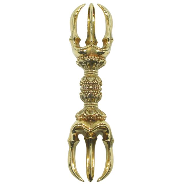 【修縁堂】法器 宝珠杵 金剛杵 真鍮製 隠すことができます 修縁堂】法器 宝珠杵 金剛杵 真鍮製 隠すことができます