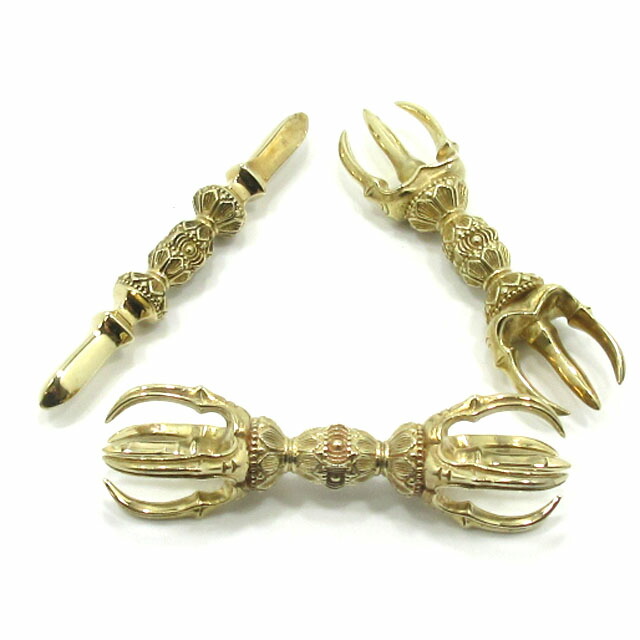 仏具？巨大【m103 馬頭観音　プルパ　仏具　法具　独鈷杵 開運 骨董 】 楽天市場】プルパ 金剛杵 独鈷杵 長さ約34cm 特大サイズ