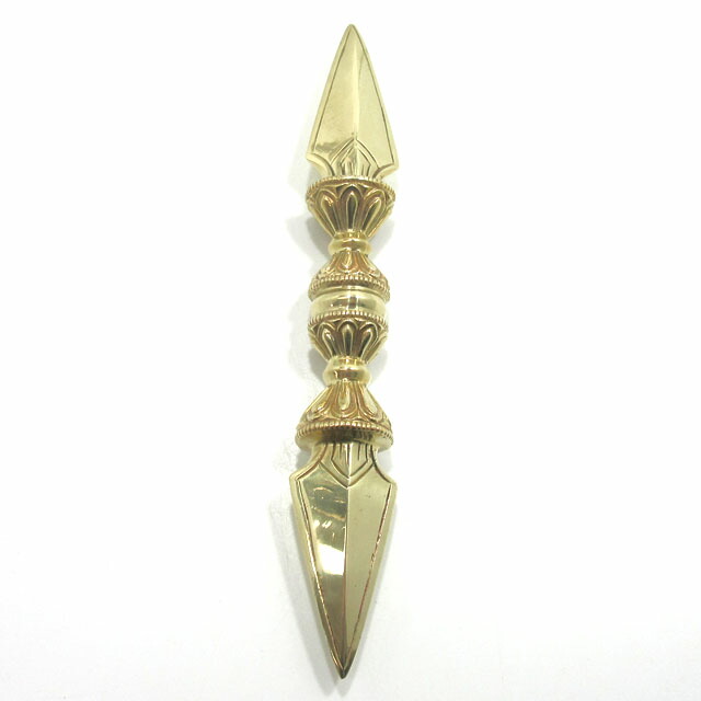 楽天市場】プルパ 金剛杵 独鈷杵 三面憤怒尊 長さ約21cm 美