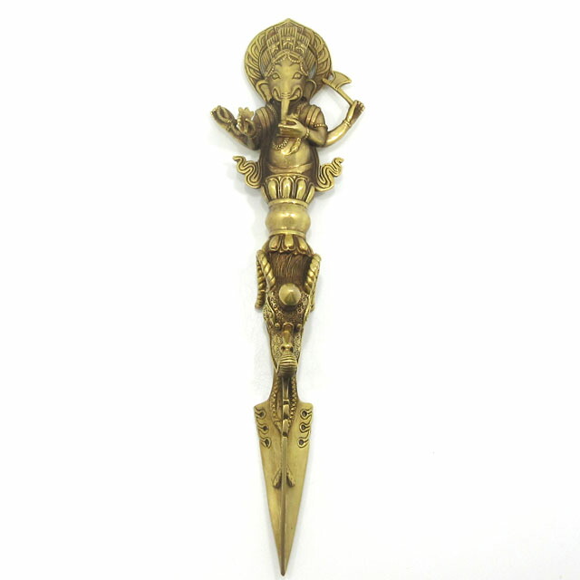 楽天市場】プルパ 金剛杵 独鈷杵 仏具 鉄製 長さ約11cm 龍