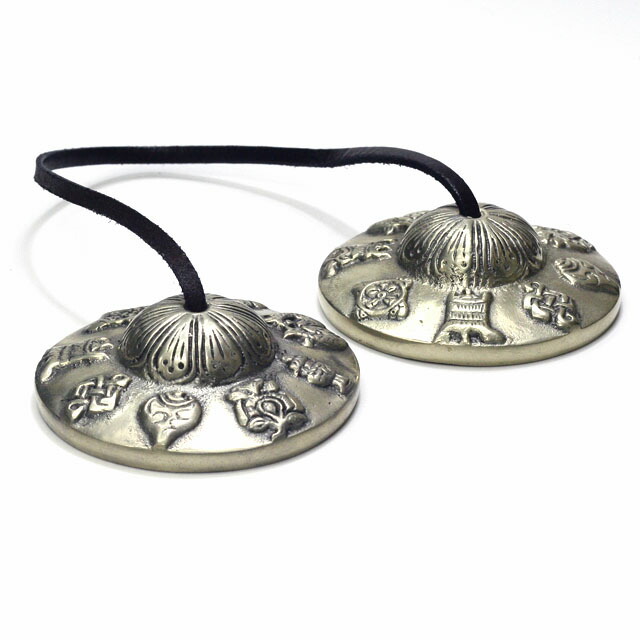 ティンシャ チベタン呼びりん Precious Sounds ほぼ 西蔵シンバル 7金属元素 密教法具 八吉祥 ヨーガ 楽器 慮る スピリチュアル Acilemat Com