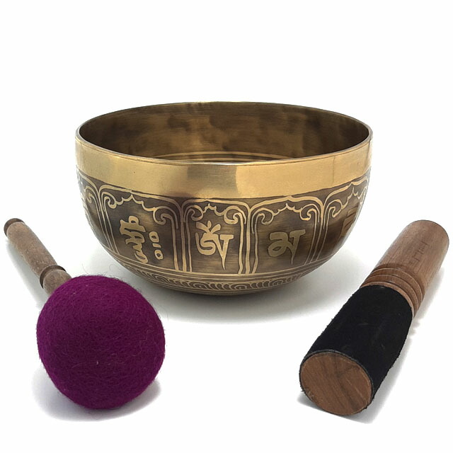 シンギングボウル　⑥ 楽天市場】シンギングボウル 7メタル 約12.5cm A 音浄化 ヨガ 瞑想