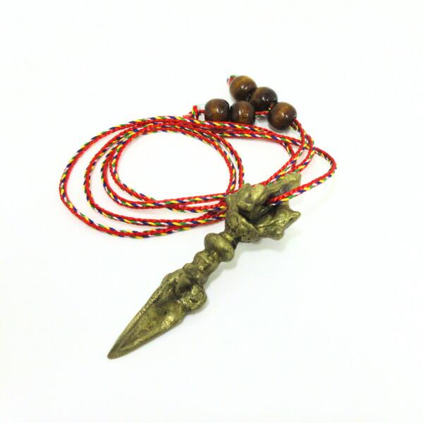 楽天市場】プルパ カルタリ 一体型 独鈷杵 長さ約15cm 真鍮 金剛杵