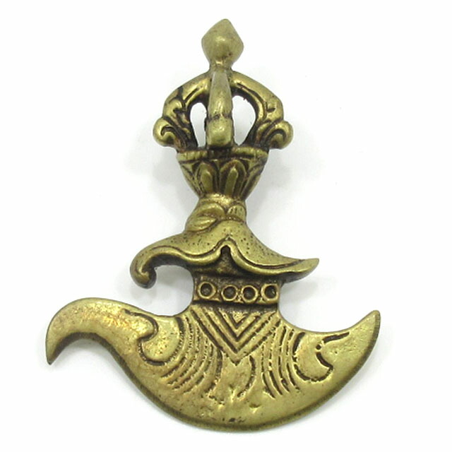 楽天市場】カルタリ (曲刀） 11．5cm 真鍮 密教法具