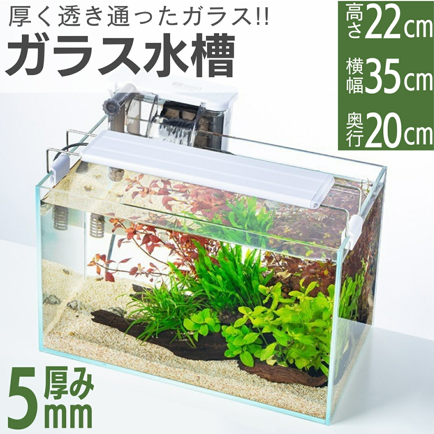 水槽12個セット15CM W15*D15*H20 厚み　5mm Amazon | MIGONG 水槽 20cm アクアリウム 水槽セット ベタ水槽
