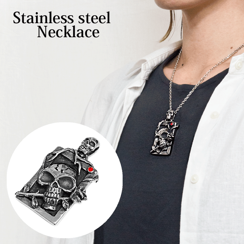 d.i.a. スカルグラフィックトップス　スカルチェーンアクセ付き d.i.a. スカルグラフィックトップス スカルチェーンアクセ付き
