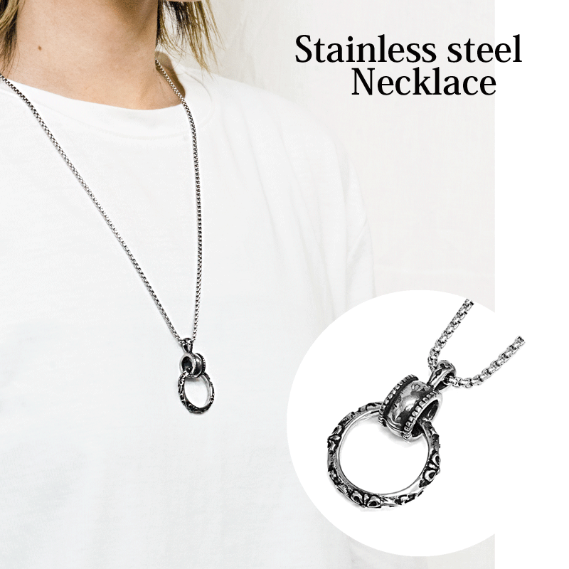 Mal. レレレさん　24K 筒型　ネックレストップ 楽天市場】アクセサリー ステンレス 円柱型ネックレス