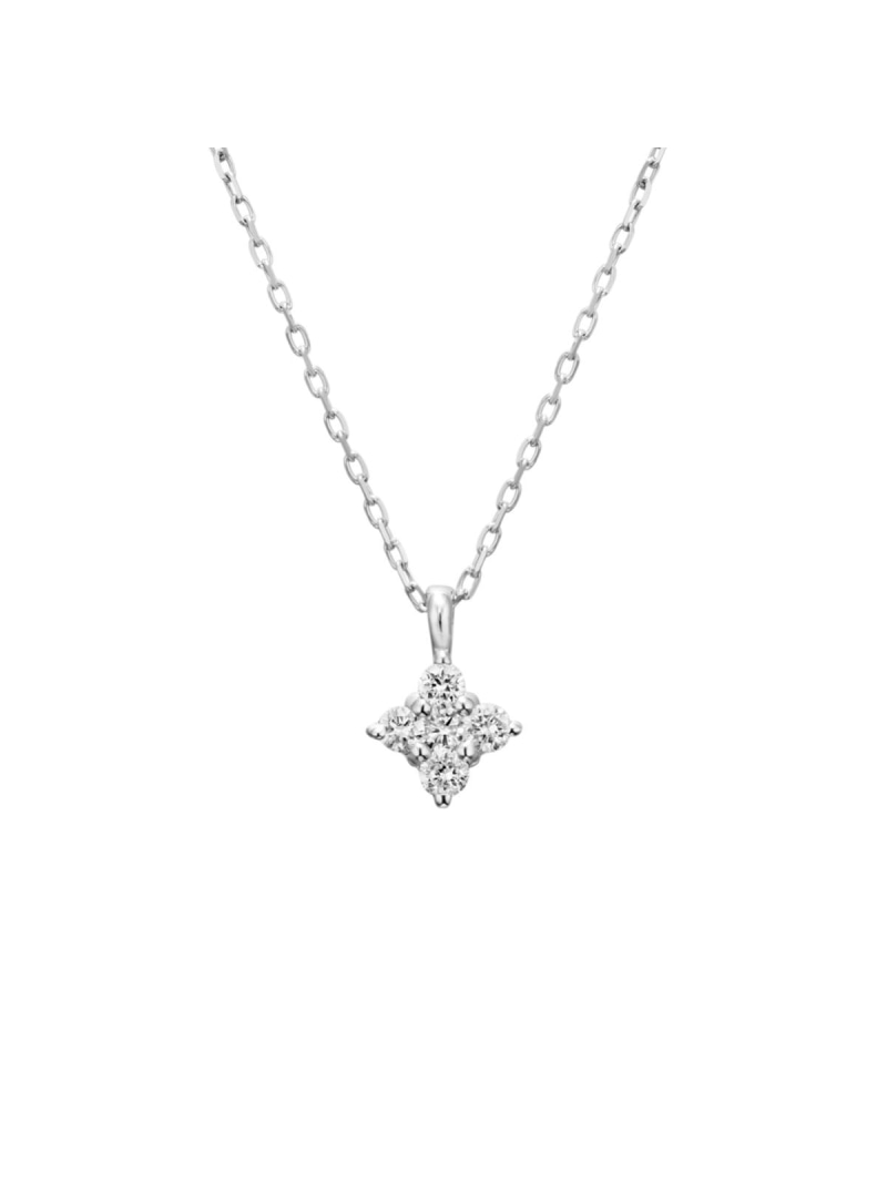 K10ホワイトゴールド ネックレス 4℃ ヨンドシー アクセサリー・腕時計 ネックレス ゴールド【送料無料】[ Fashion]