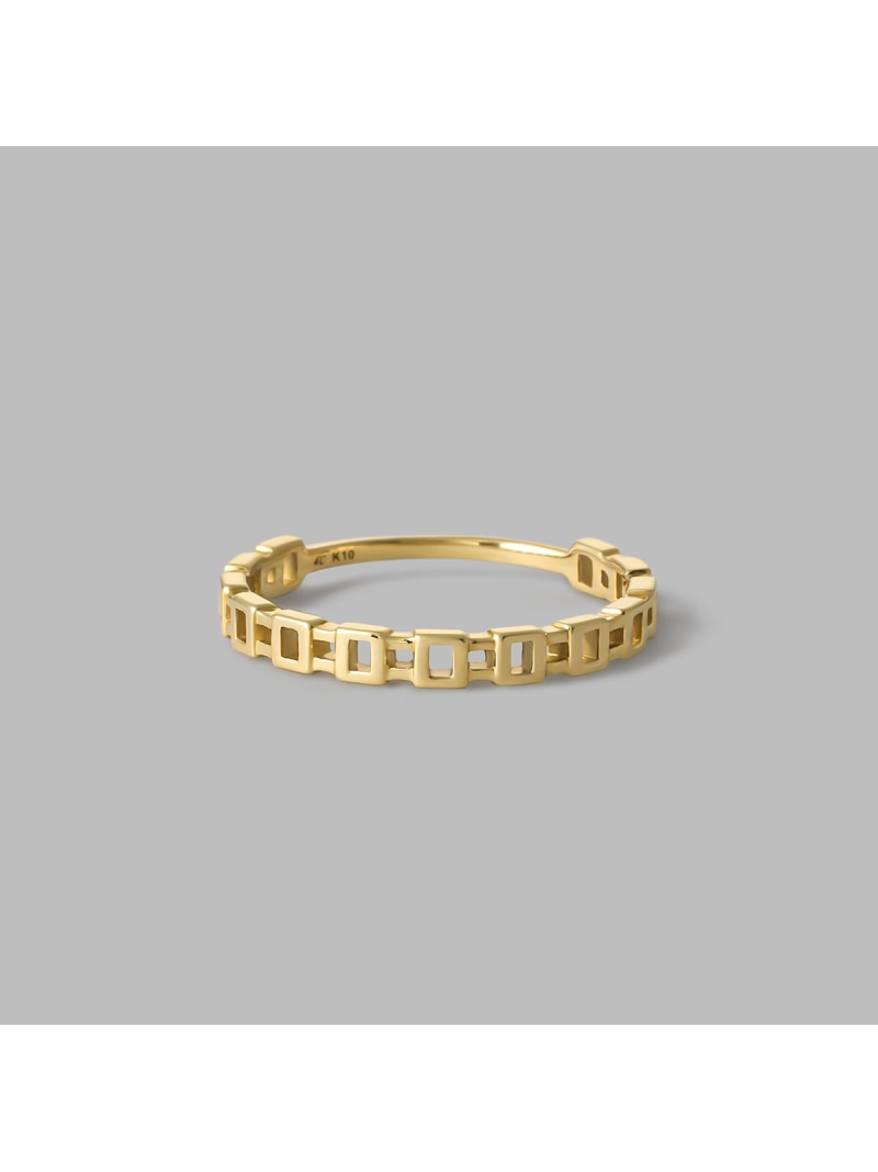 【The Tidal】K10イエローゴールド リング 4℃ ヨンドシー アクセサリー・腕時計 リング・指輪 ゴールド【送料無料】[ Fashion]｜公式：ヨンドシー店