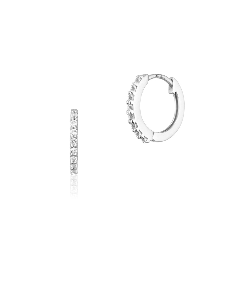 K10ホワイトゴールド ピアス 4℃ ヨンドシー アクセサリー・腕時計 ピアス ホワイト【送料無料】[ Fashion]