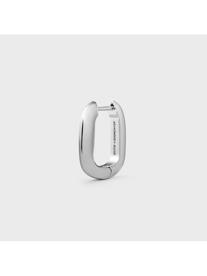 シルバー フープ ピアス/片耳用 4℃ HOMME+ ヨンドシー アクセサリー・腕時計 ピアス シルバー【送料無料】[ Fashion]｜公式：ヨンドシー店