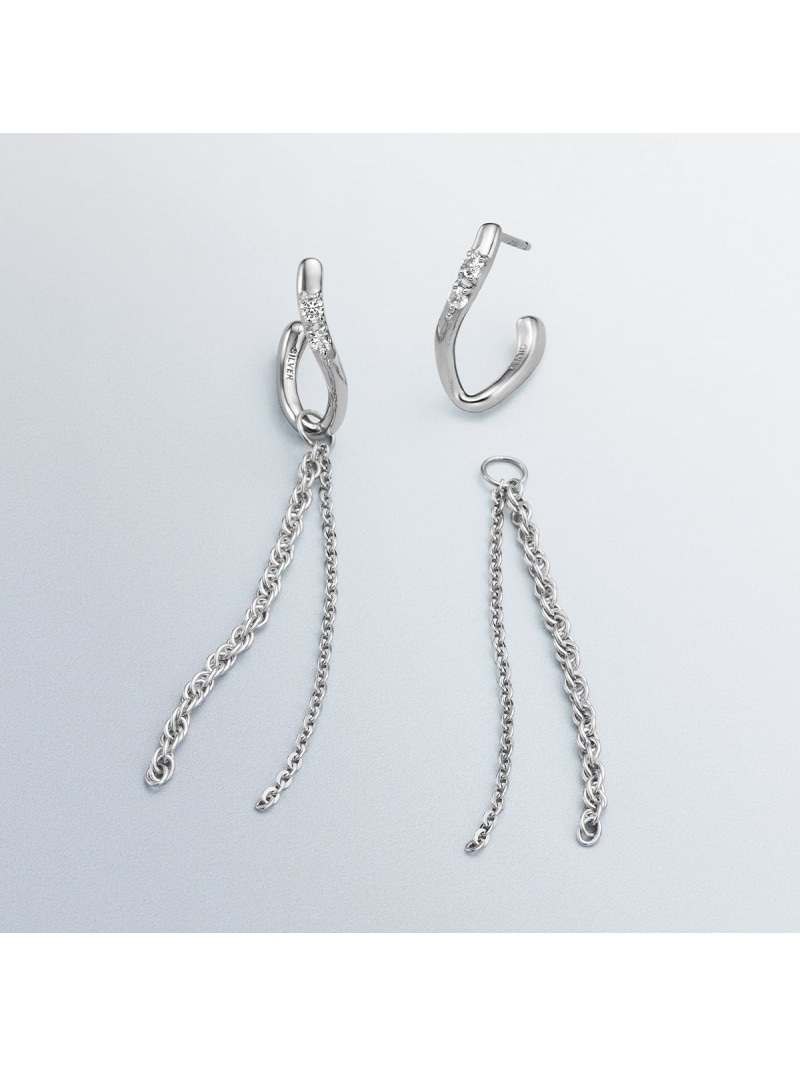 【Spring Summer Collection】 シルバー ピアス 4℃ ヨンドシー アクセサリー・腕時計 ピアス シルバー【先行予約】*【送料無料】[ Fashion]