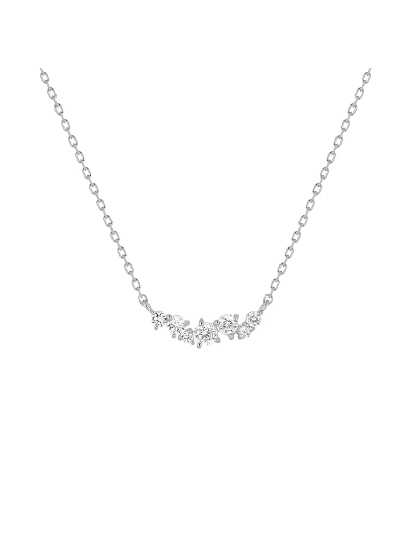 シルバー ライン ネックレス 4℃ ヨンドシー アクセサリー・腕時計 ネックレス シルバー【送料無料】[ Fashion]