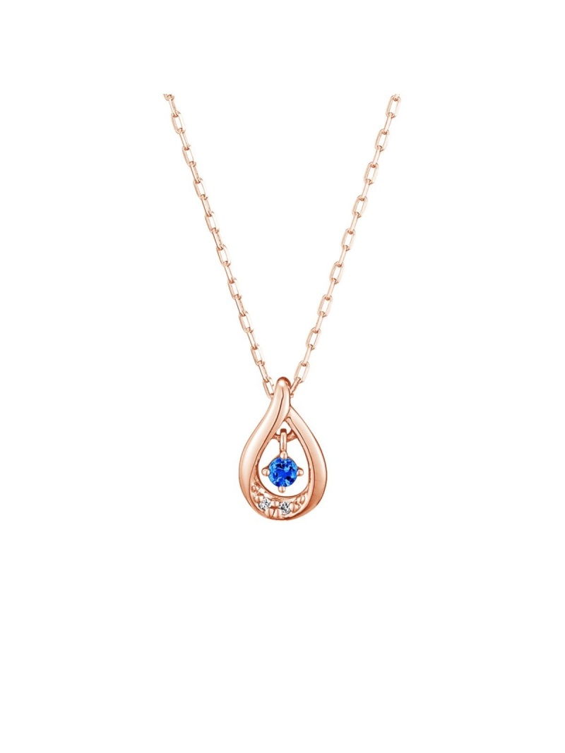 【9月誕生石】K10ピンクゴールド ネックレス 4℃ ヨンドシー アクセサリー・腕時計 ネックレス ゴールド【送料無料】[ Fashion]｜公式：ヨンドシー店