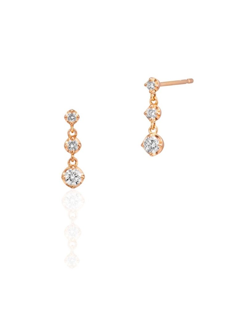 楽天市場】K18ピンクゴールド ピアス 4℃ ヨンドシー