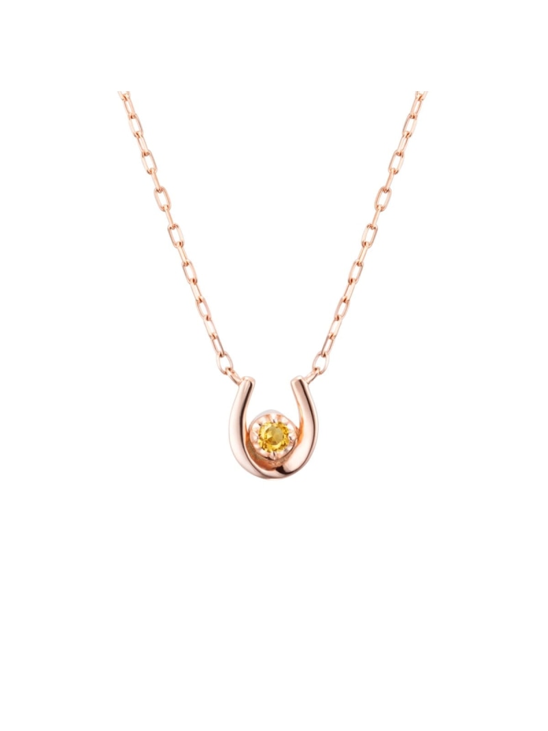 【11月誕生石】K10ピンクゴールド ネックレス 4℃ ヨンドシー アクセサリー・腕時計 ネックレス ゴールド【送料無料】[ Fashion]