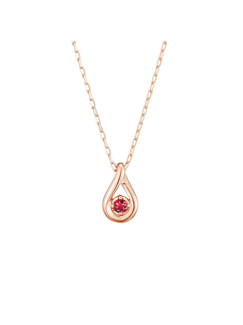 【7月誕生石】K10ピンクゴールド ネックレス 4℃ ヨンドシー アクセサリー・腕時計 ネックレス ゴールド【送料無料】[ Fashion]