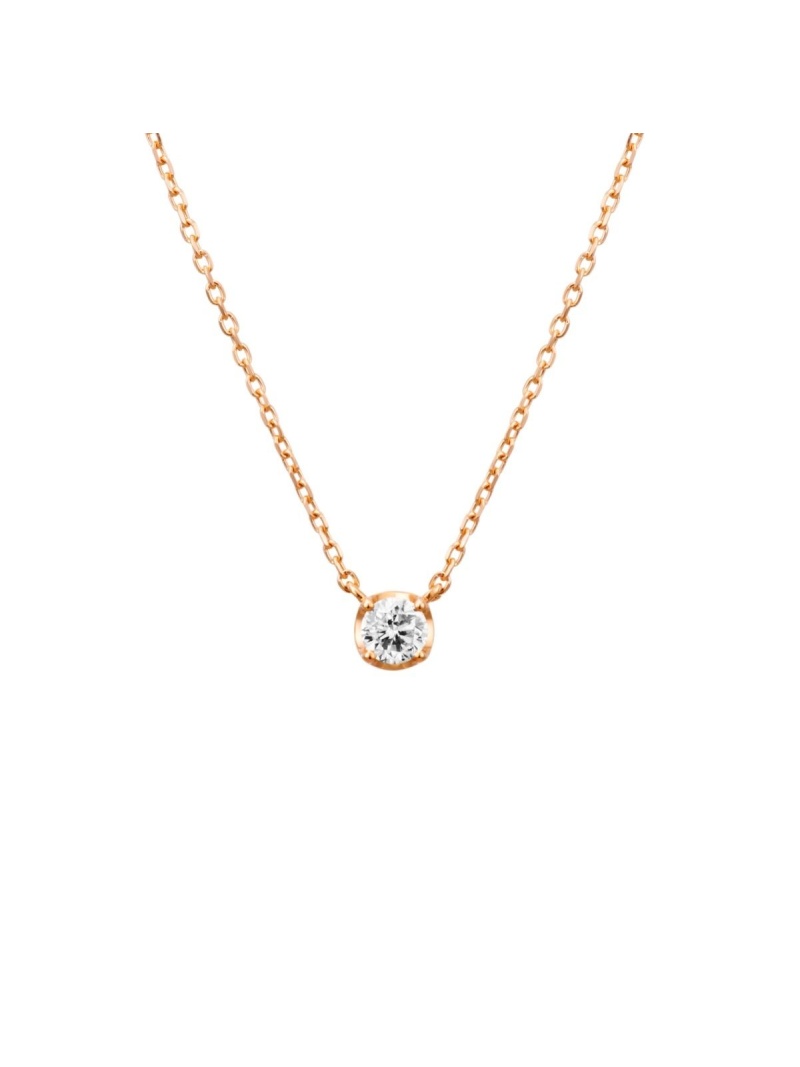 楽天市場】K10ピンクゴールドネックレス 4℃ ヨンドシー アクセサリー