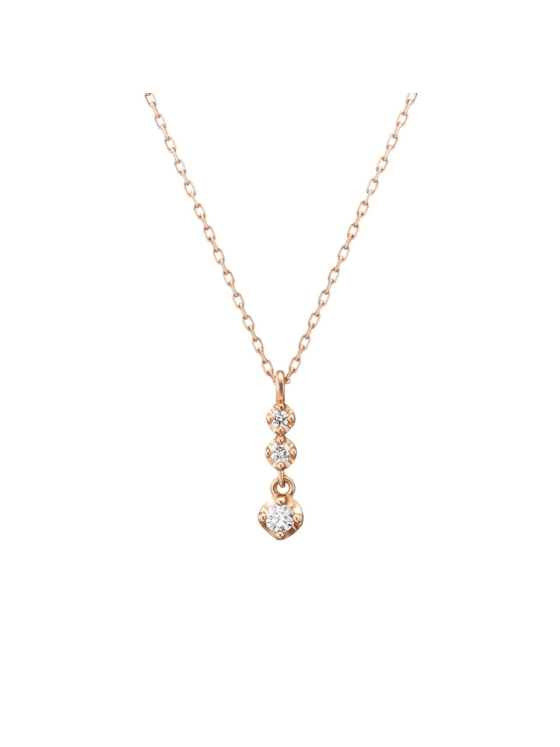 K10ピンクゴールド ネックレス 4℃ ヨンドシー アクセサリー・腕時計 ネックレス ゴールド【送料無料】[ Fashion]｜公式：ヨンドシー店