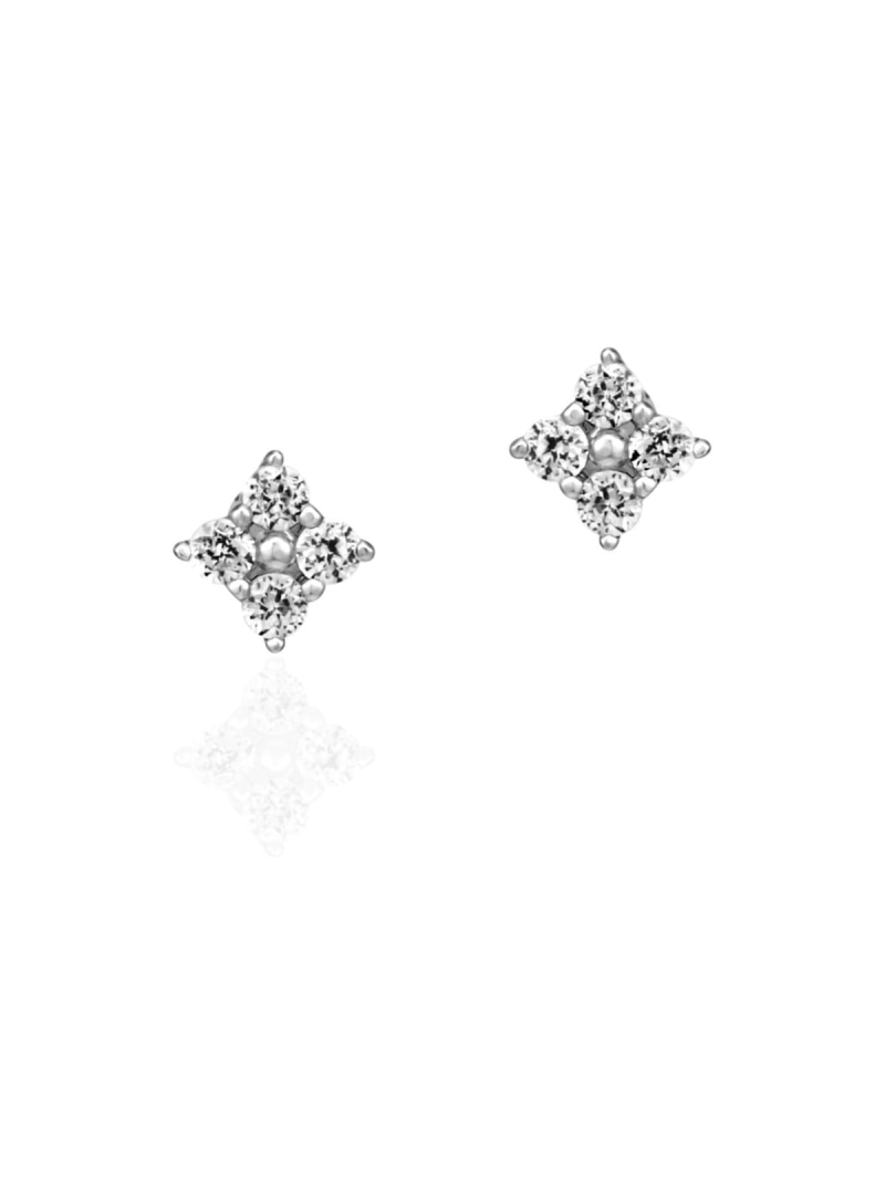 K10ホワイトゴールド ピアス 4℃ ヨンドシー アクセサリー・腕時計 ピアス ゴールド【送料無料】[ Fashion]