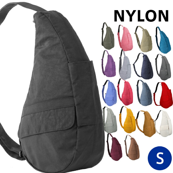 【ｸｰﾎﾟﾝで最大500円ｵﾌ】 ヘルシーバックバッグ S ナイロン Healthy Back Bag ボディーバッグ 送料無料 ショルダーバッグ テクスチャードナイロン Distressed Nylon アメリバッグ