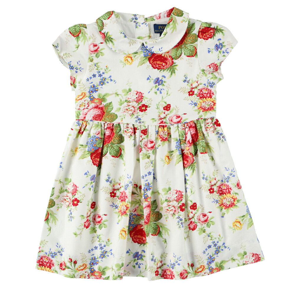 ラルフローレン キッズ キッズ ワンピース 花柄 ポロ ワンピース ベビー キッズ ラルフローレン 女の子 ガールズ Polo Ralph Lauren ポロ Printed Oxford Ss Floral Dress Beautyholicラルフローレンの上品な花柄ワンピース 春夏のお出かけに 写真撮影や特別な日の衣装