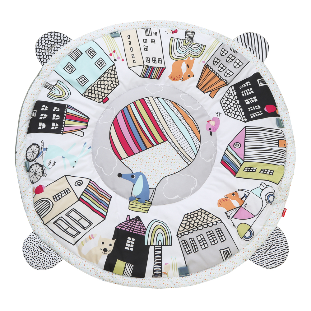 vibrant village play mat