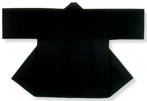 C&K 法被 黒 楽天市場】腰柄入り黒衿法被 市松柄 黒色 大人用フリーサイズ