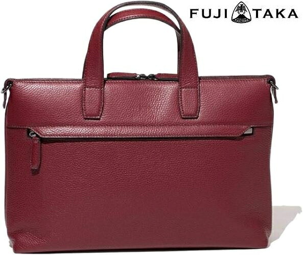 フジタカ FUJITAKA 日本製 定価4,7万 牛革 本革 2WAYバッグ ビジネスバッグ ショルダーバッグ ご注文頂いた即日発送 翌日お届け