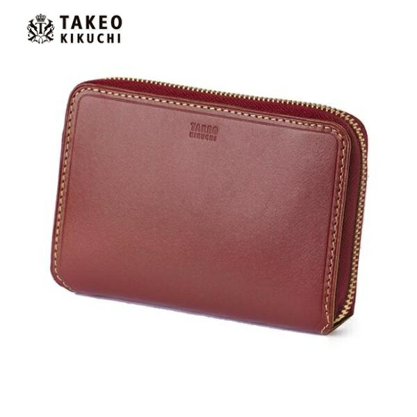 タケオキクチ 牛革 セミ長財布 ラウンドファスナー仕様 ボルドー 楽天市場】TAKEO KIKUCHIタケオキクチ牛革 セミ長財布ラウンド