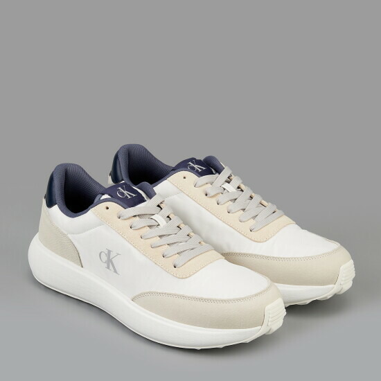 CALVIN KLEIN JEANSカルバンクラインジーンズ通貨価値2,5万 メンズ スニーカー26,5珊 白いことご申し付ける頂いた即日送りとどけるまたの日お届け