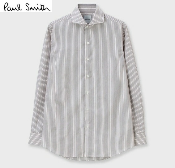 日本製 Paul smith ポールスミス ドレスシャツ ストライプ柄 Ｌサイズ ご注文頂いた即日発送 翌日お届け 9,856円