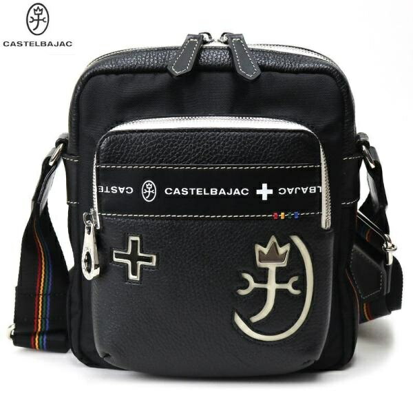 CASTELBAJAC カステルバジャック 縦型 ショルダーバッグ ブラック ご注文頂いた即日発送 翌日お届け